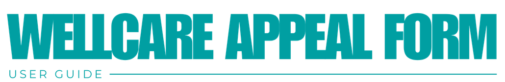 Wellcare Appeal Form | PDF Download Here